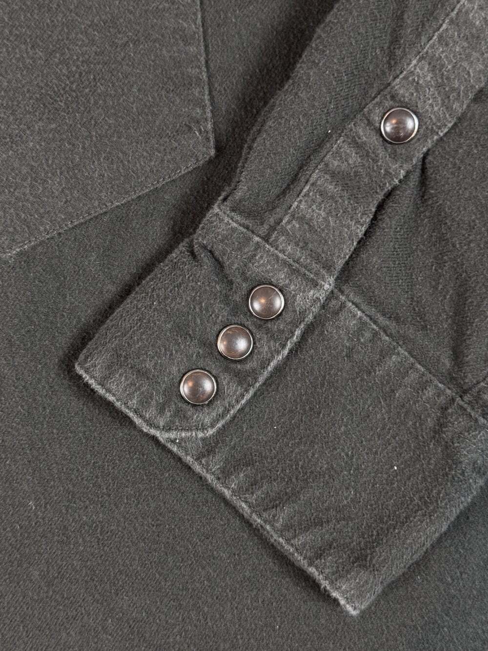 Filson Patch Cotton Solid Western Button Up Shirt Long Sleeve Pockets XXL Gray - Picture 8 of 8